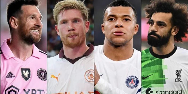 Bốn ngôi sao Messi, Bruyne, Mbappe, Salah đang lọt vào tầm ngắm của các đội bóng lớn ở Saudi Arabia