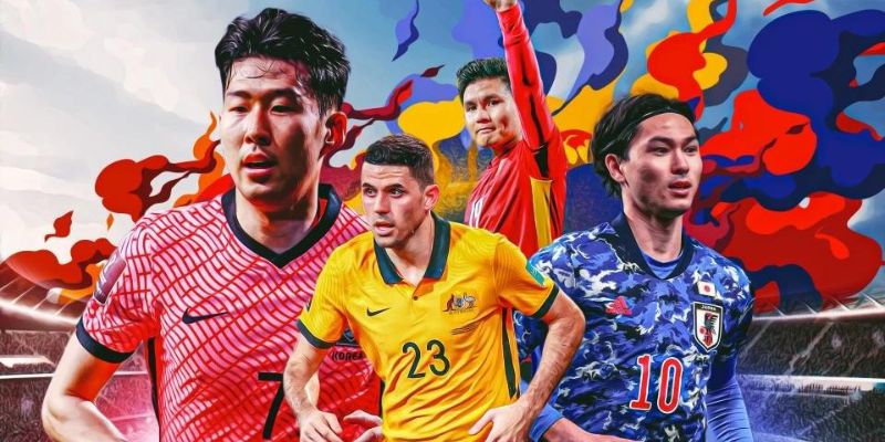 Nhóm các đội dự World Cup 2022 như Australia, Nhật Bản hay Hàn Quốc quá mạnh so với phần còn lại của châu Á.
